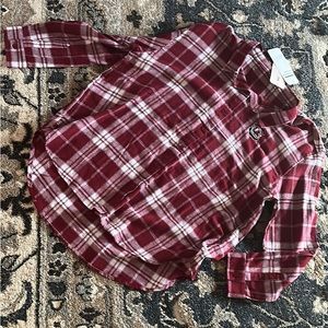Women’s plaid USC gamecocks plaid flannel size XL NWT